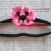 Mini Minnie Mouse Pinwheel Hair Bow Headband