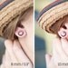 Full moon earring studs - Tiny ear posts - Space jewelry (E102)