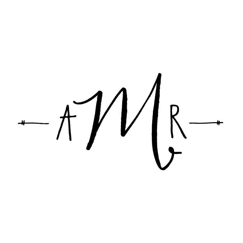 Custom Calligraphy Monogram Stamp