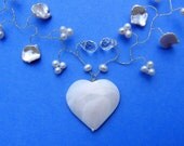 Heart Hair Vine or Bouquet Vine  or Halo or Necklace - My Heart