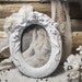 Shabby White Petite Oval Frame Le French Bride