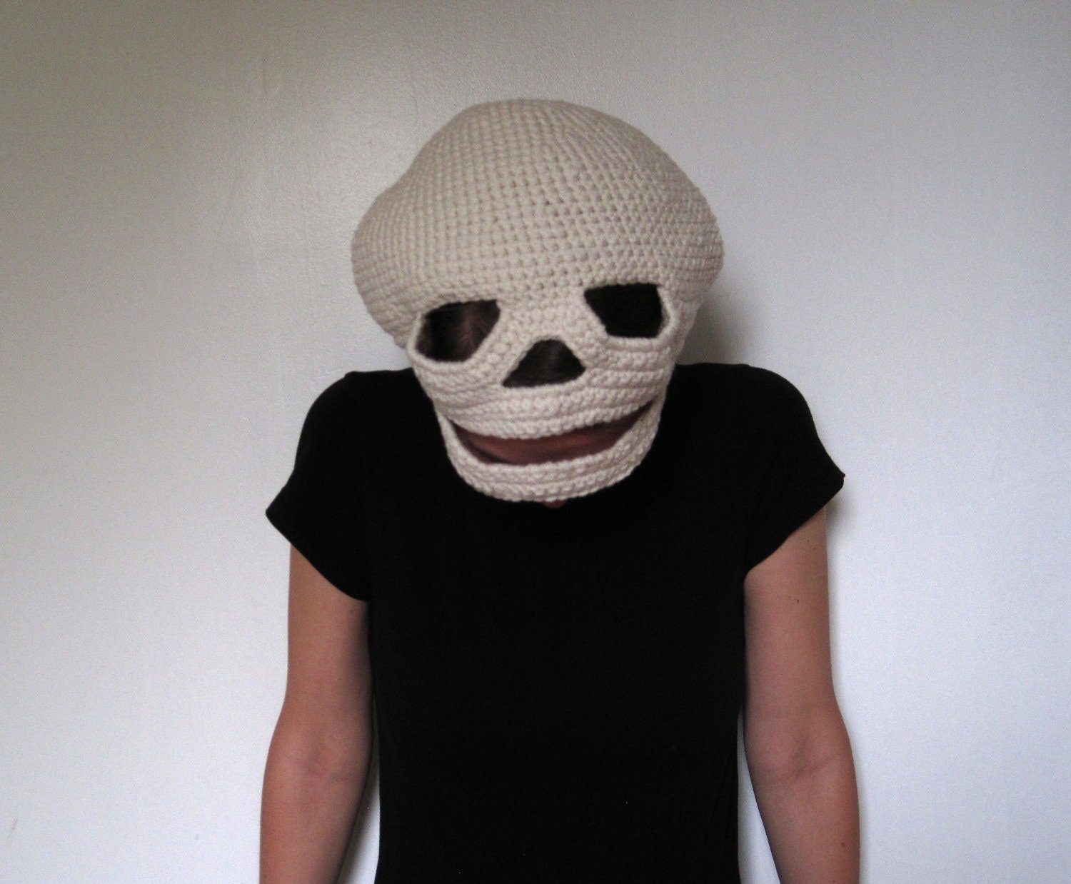 Crocheted Skull Mask