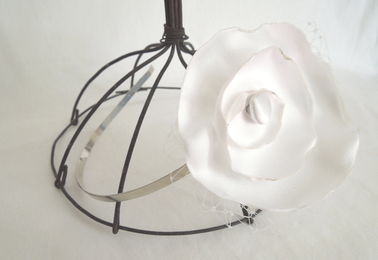 Simply Sweet Collection- Satin Flower Headband