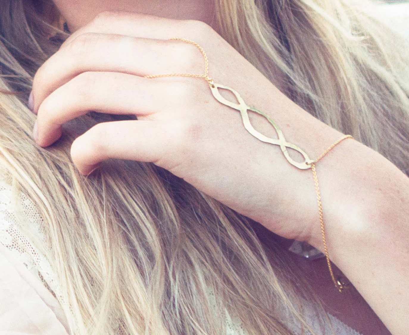 Shakti Goddess Golden Hand Jewelry