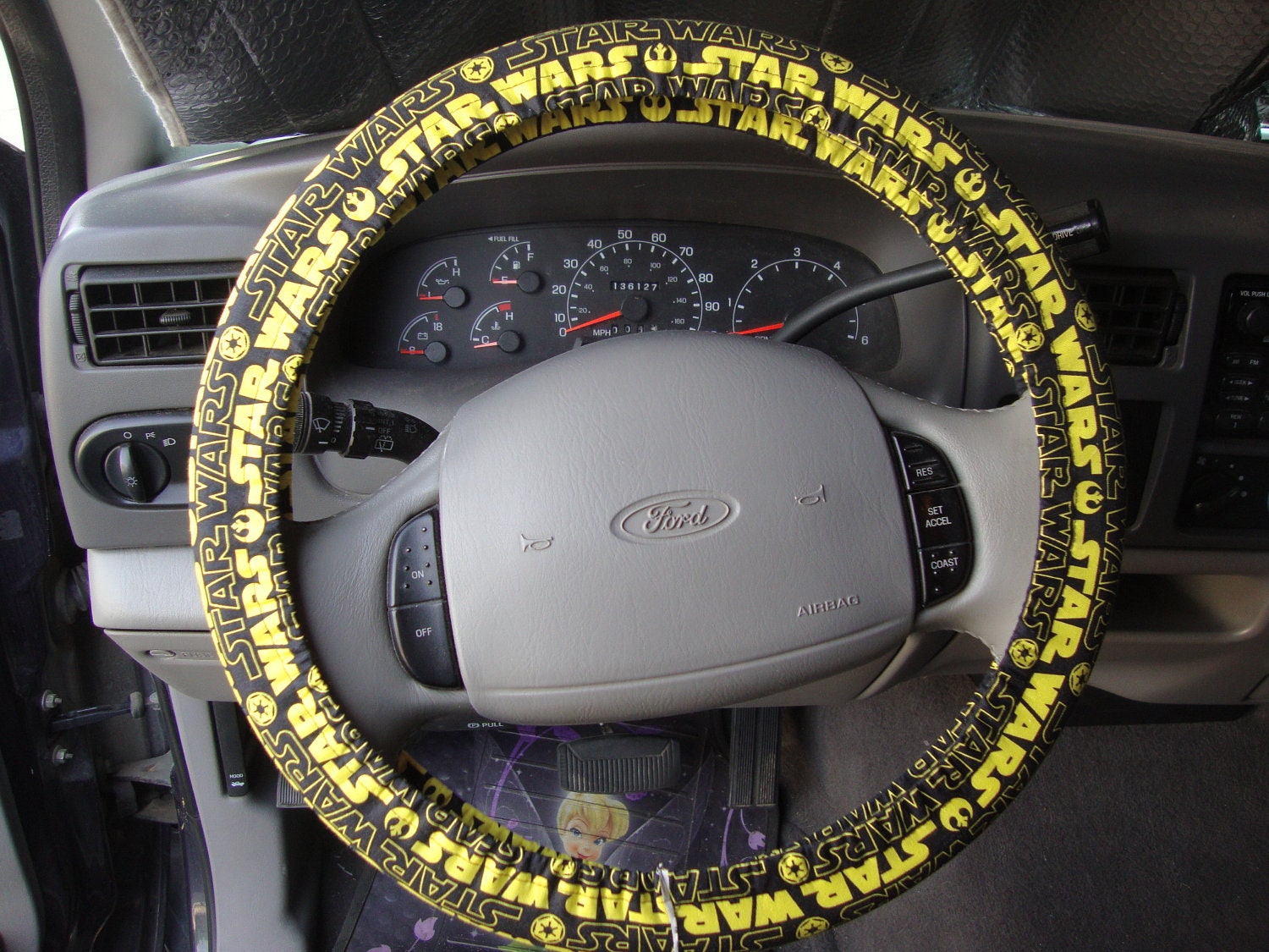Steering Wheel Cover  star wars logo