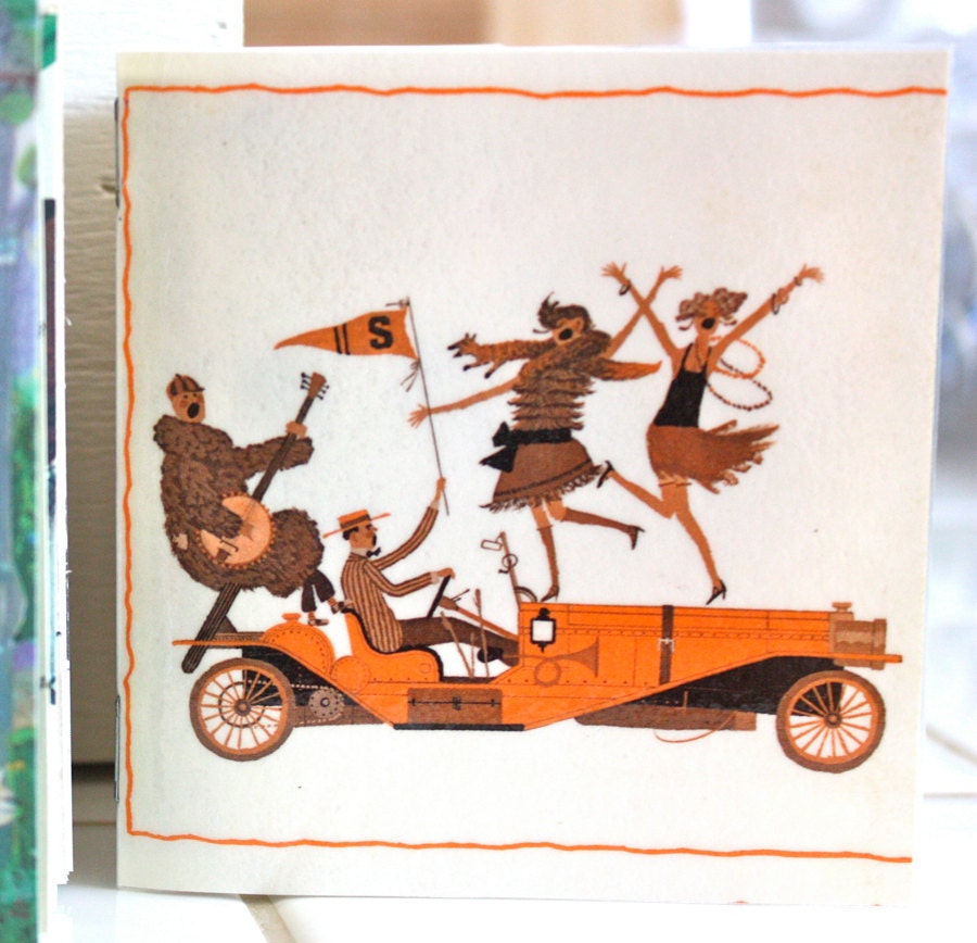 GreaT GaTSBY . HandMade ReCycled ART BOOK .  A Unique Concept Journal Sketchbook . Become Inspired . Roaring Twenties