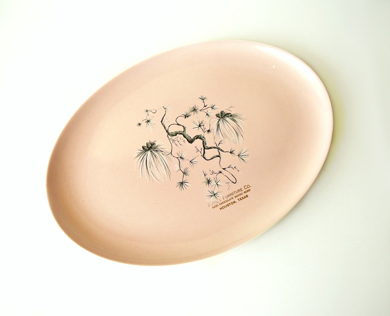 Vintage Serving Platter Advertisement