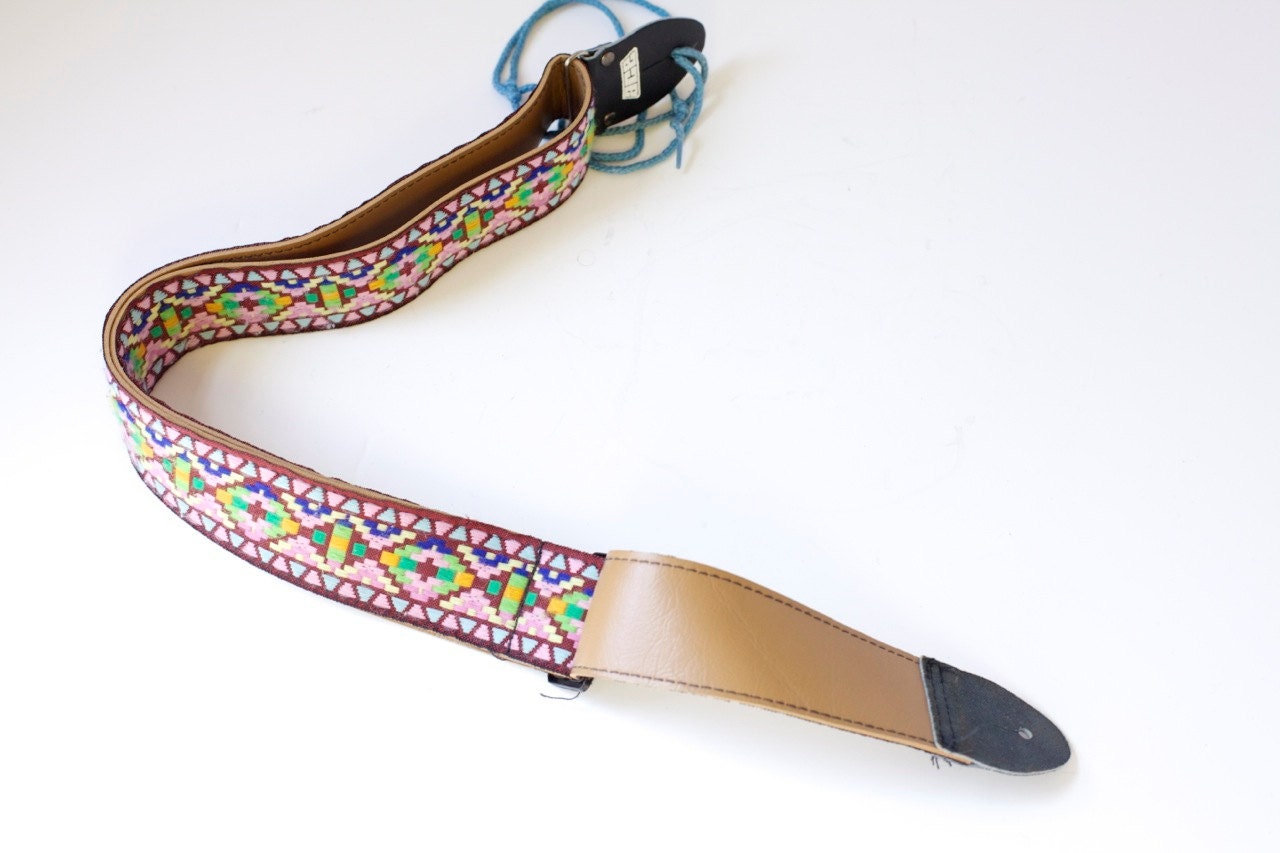 Vintage ACE Guitar Strap Embroidered