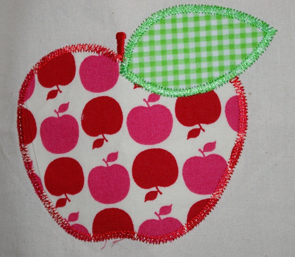 Children's Tote Bag with Delicious Apple