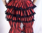 stripe bustle bloomers  (knee-length)