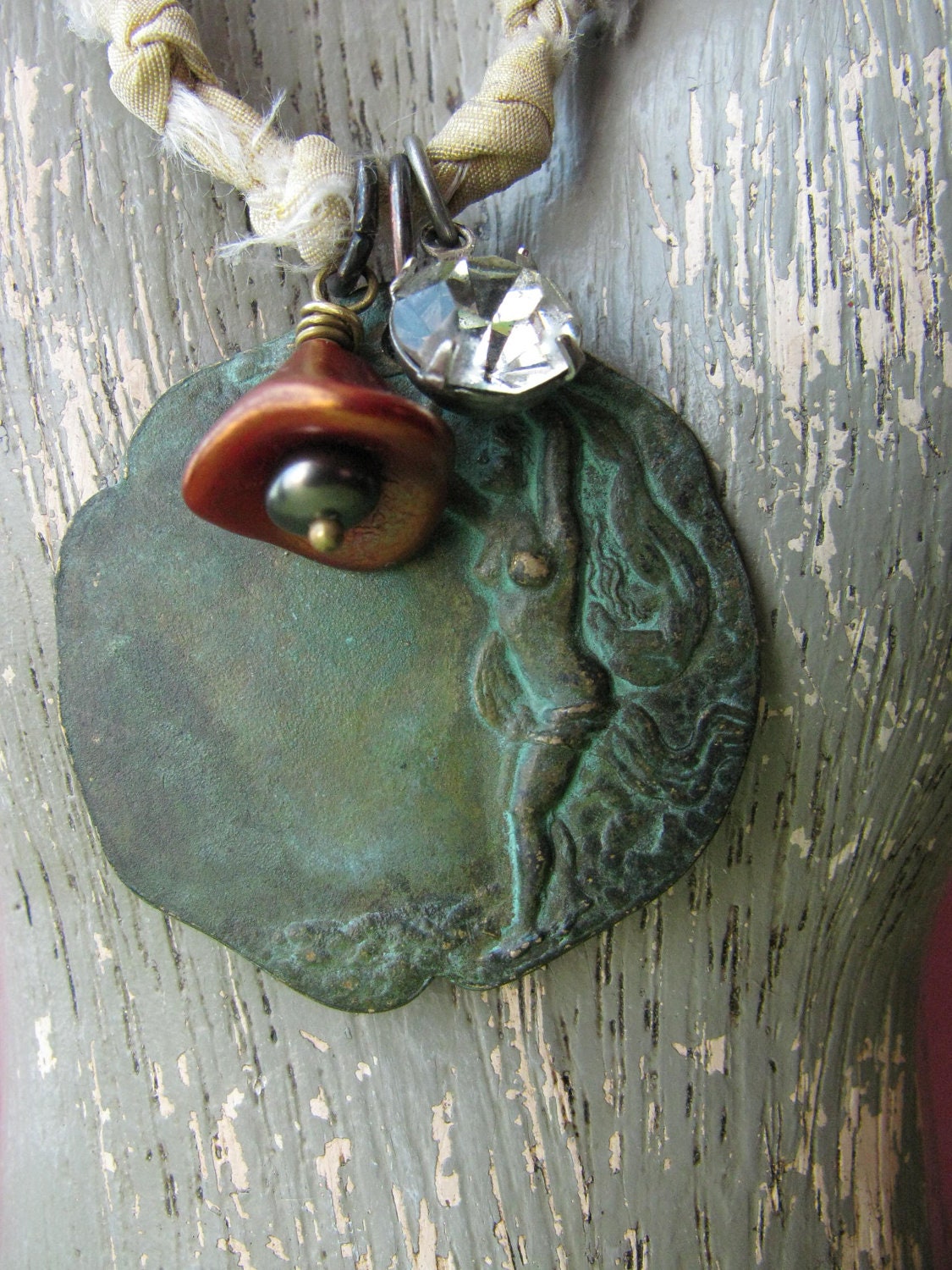 Goddess Pendant Necklace OOAK