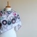 Circle Scarf, Pink Roses,Multicolor Shawl,Crocheted Lace Shawl, Fashion, Bridesmaid Gift, Infinity Scarf