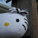 Hello Kitty Plush Pillow with Zebra Bow