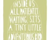 The Adventurous Bird - Fine Art Print (Large)
