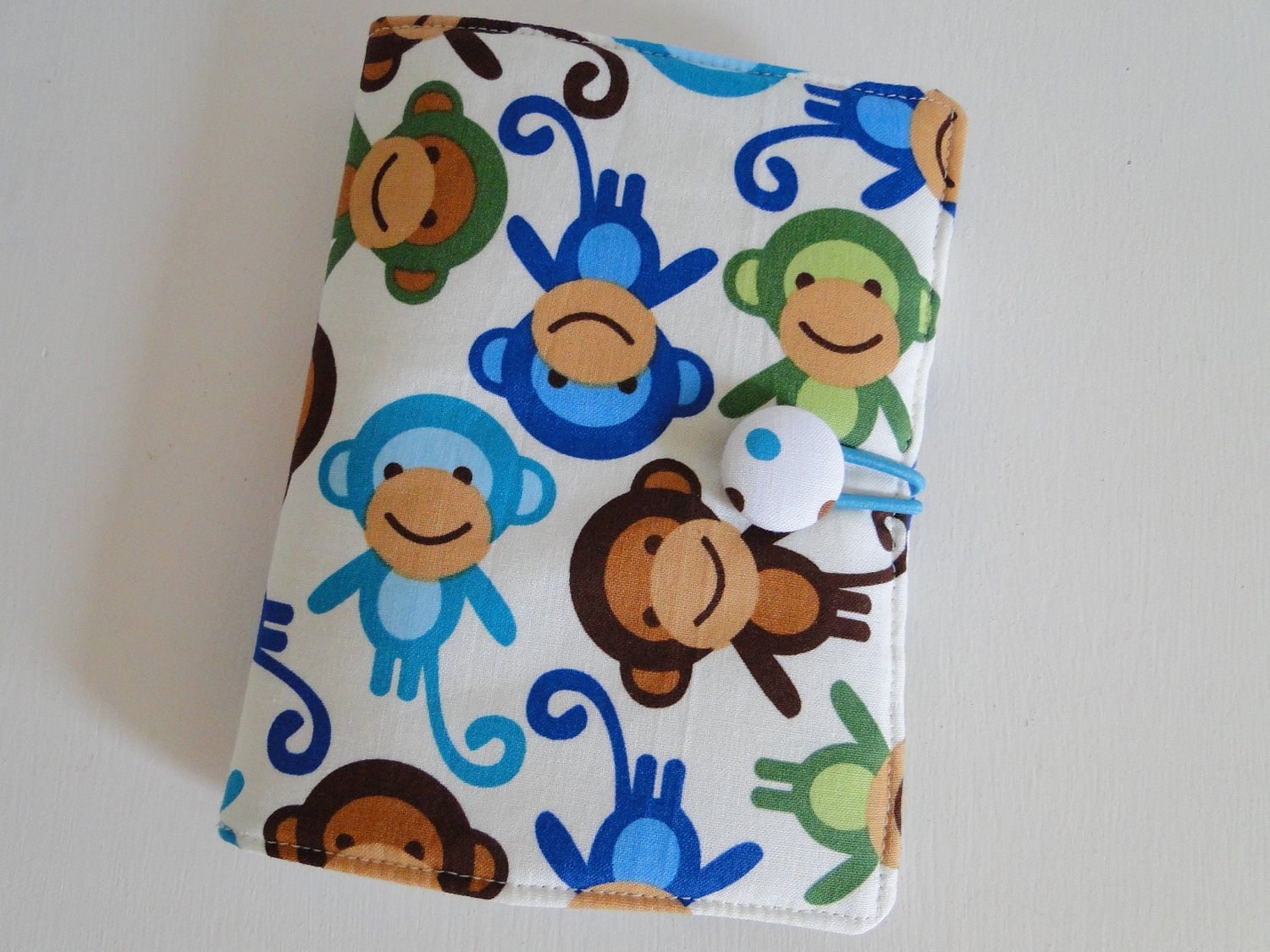 Crayon wallet - Monkeys by Ann Kelle - Perfect gift for crafty boys
