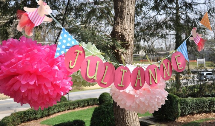 12 Tissue Poms .. Wedding Decorations / Birthday and Party Decor