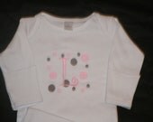 Christmas Dots Custom Personalized INFANT GOWN  Monogrammed