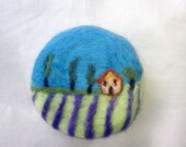 Provence Lavender Felted Soap Organic Handmade Olive Oil Easter Mothers Day