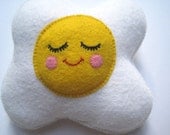 Felt Food Egg - Ernie the Fried Egg Toy Plush Pin Cushion