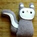 handmade plush squirrels, Bon Bon and Belchick pair - Made to Order