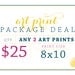 Art Prints. Set of 2. 8x10
