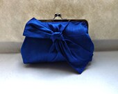 Royal Blue Bridal Clutch - Wedding Clutch- Bridesmaids Clutch - Something Blue Clutch - Samantha