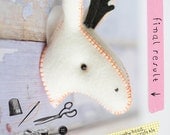 DIY - Trophy head craft kit - sew your own taxidermy deer