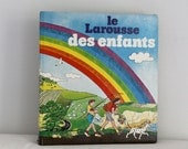 Vintage 80s children dictionary - Le Larousse des enfants
