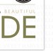 Bicycle Poster: Life is a Beautiful Ride - Bike Print, Bicycle Wall Art - Tan, Taupe, Beige, Khaki, Olive, Moss Green, Black - 11 x 14