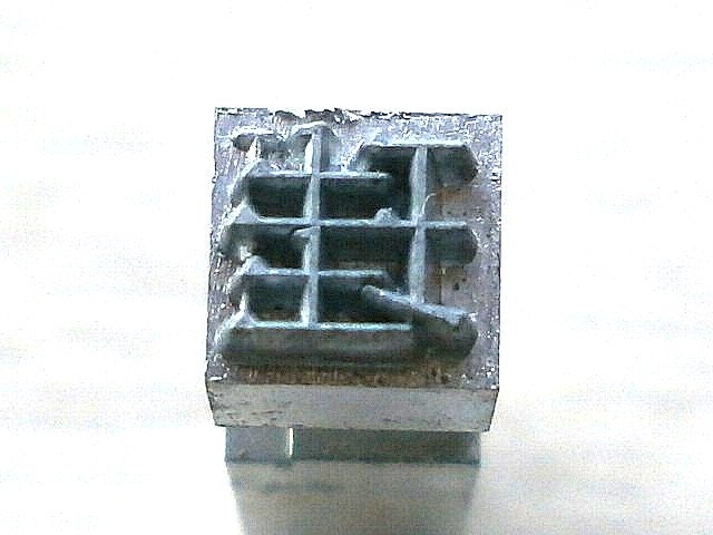 Typewriter Key Jade Table Conferred upon Feudal Princes Japanese Stamp in Showa Period