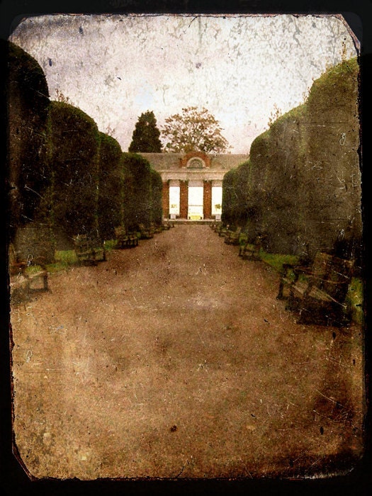 Jane Austen Photograph "Shades of Pemberley" Dreamy Path - Victorian European Photo Art Print