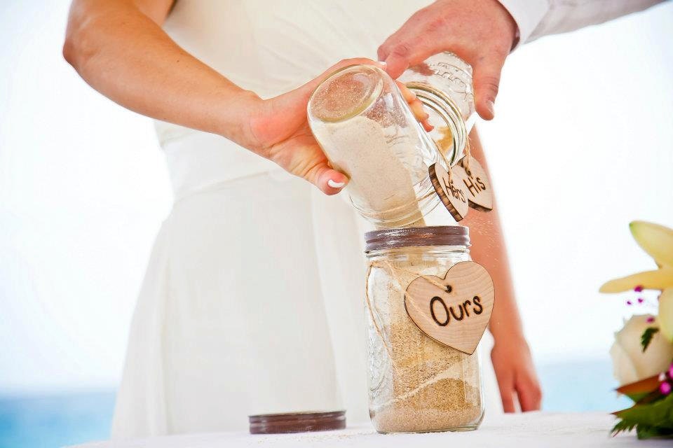 Wedding Sand Ceremony Jars Rustic Chic Decor (item E10259)