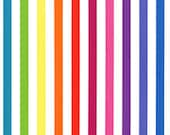 Michael Miller, RAINBOW MIGHTY STRIPE - extra wide