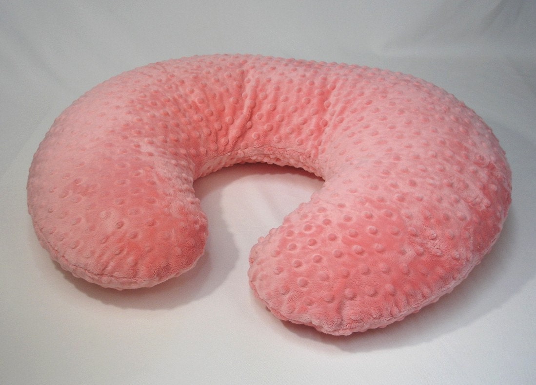 Nursing Pillow Cover Coral Pink