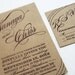 Custom letterpress wedding Invitation - Navy and Gold