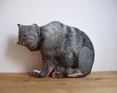 SALE - Plush Cat/Bear Pillow