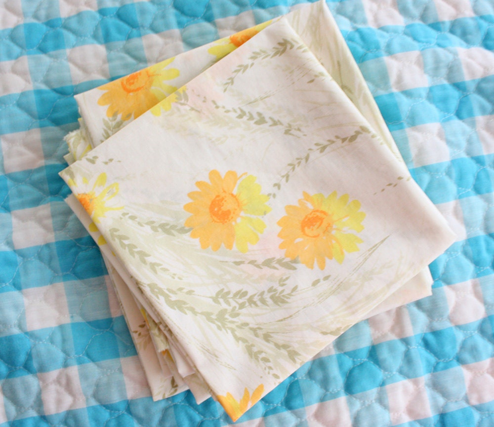 Fine Little Fat Quarter ----- Vintage Sheet