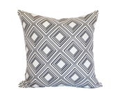 geometric black white tin celing  pillow cover throw pillow 18x18 linen graphic home decor