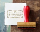Custom Return Address Stamp // HELEN // typeset