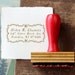Custom Return Address Stamp // HELEN // typeset
