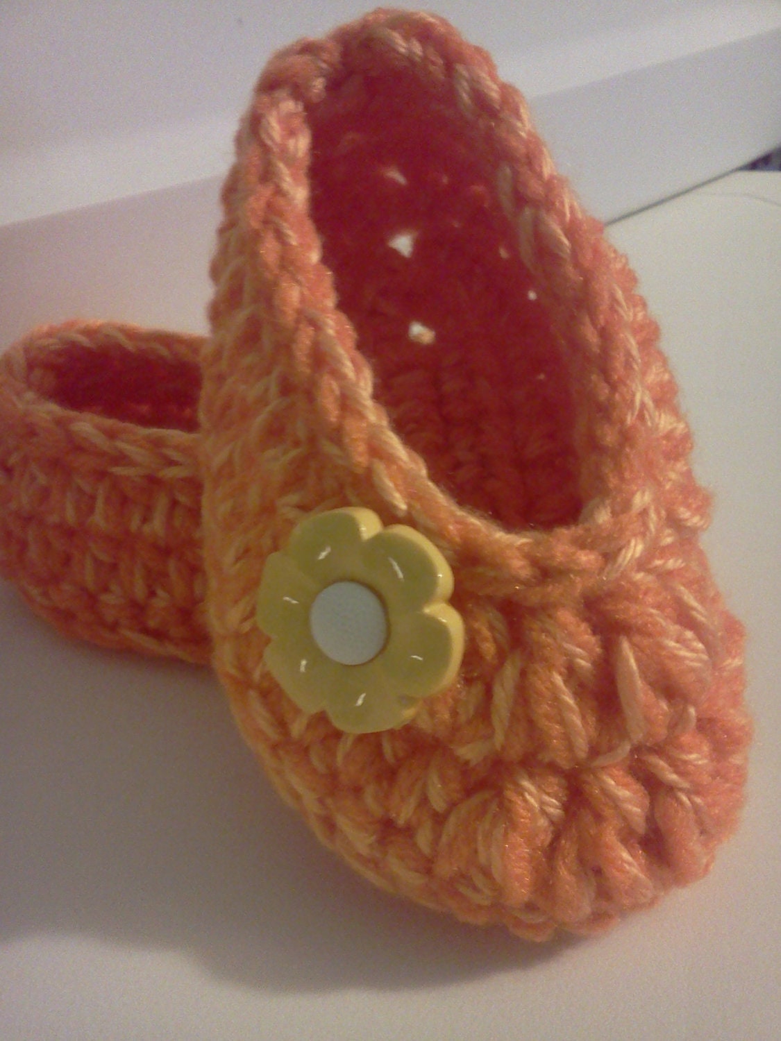 Toddler Booties, Slippers.....in Hot Orange