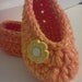 Toddler Booties, Slippers.....in Hot Orange