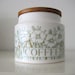 Vintage Hornsea Pottery 'Fleur' Coffee Storage Jar