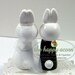 Wedding Cake Topper Bunny Rabbits