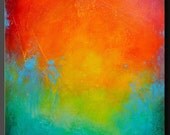 Looking Glass - 28 x 22 - Original Abstract Acrylic Modern Painting - Contemporary Wall Art - Fine Art