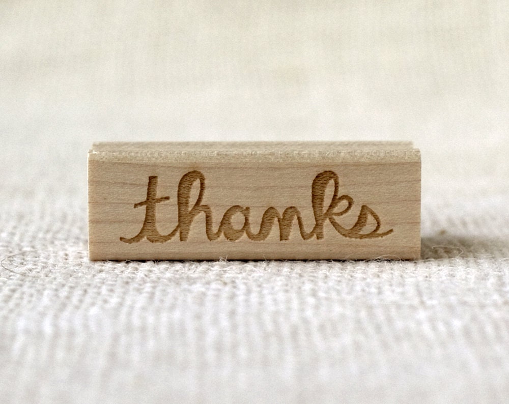 Rubber Stamp - Thanks