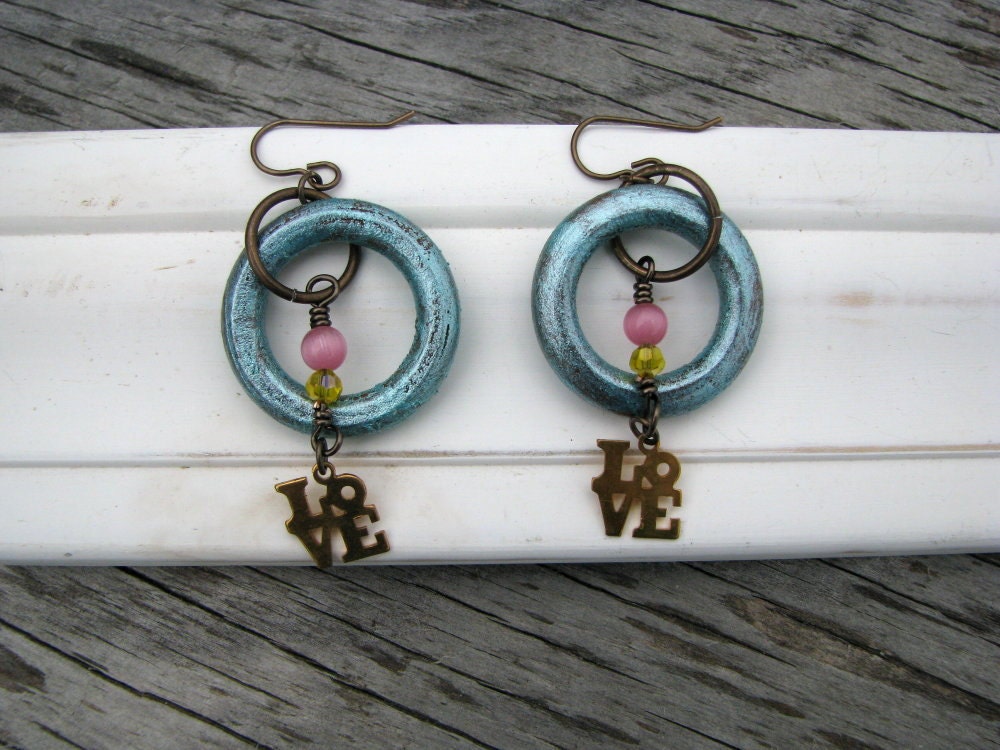 70s Theme Artisan Earrings
