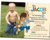 Go, Diego, Go Birthday Invitation--for Boys AND Girls
