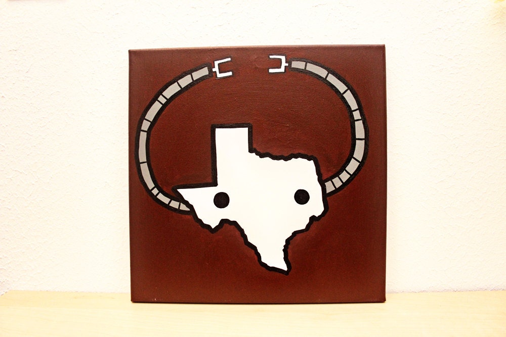 TEX - 12x12 - original painting, on sale