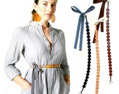 WAIST BELT , leather belt -  full grain leather belt -  waist belt, sash belt, Skinny Belt , gift for her
